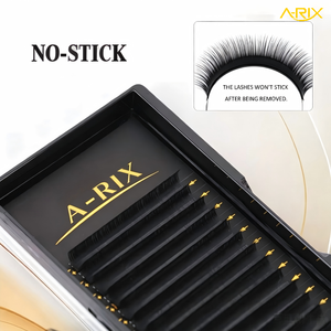 Extensions de cils A-RIX Professional Mega Volume Noir Mat Intense 0.03 0.05 Volume Russe pour la création de fans - Product Image 6
