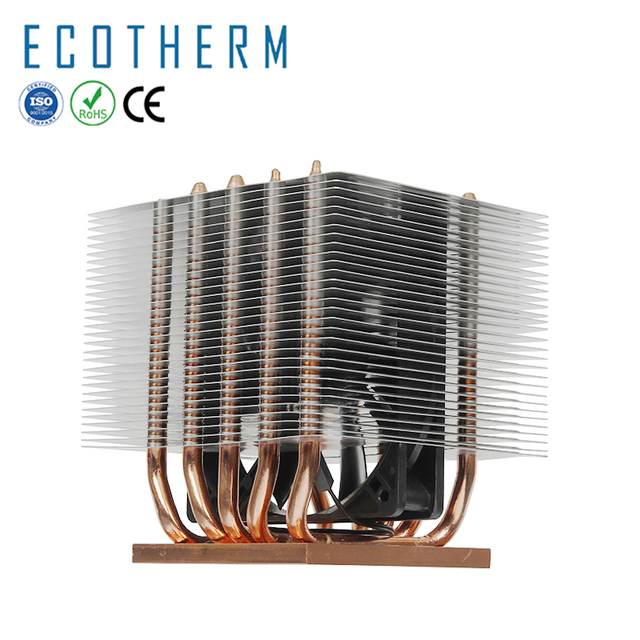 Custom High Power 10 Heatpipe Soldering 300W Heat Source PWM Function Aluminium Heatsink