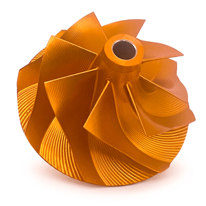 Nueva Rueda de Compresor Turbo de Aluminio Billet Fresada por CNC de 8 Aspas 49.7/67.4mm, Piezas de Repuesto para Reparación de Turbocompresor Ray Yang - Product Image 2