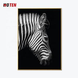 100% dipinto a mano super-realistico pittura a olio animale creativo della decorazione della pittura <span class=keywords><strong>leone</strong></span> elefante appeso pittura - Product Image 5