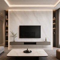 Panneau mural en marbre UV WYRAX 1220x2440mm 3.0mm Onyx blanc aspect onyx imperméable pour hôtel et salle de bain
