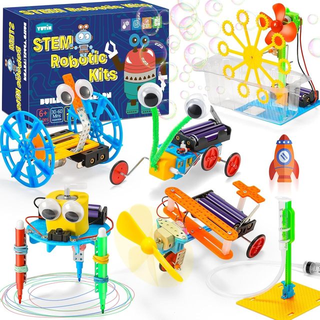 Age 8-12 DIY Robotic Science Kits Stem Learning Toys Robot Kit Experiments Educational Toys Science Project Kits
