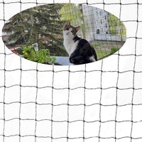 Enclos extérieur pour chat filet de protection pour chat noir filet de protection pour chat fenêtre balcon protection