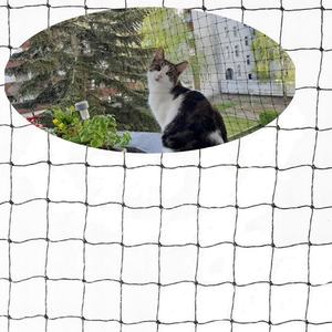 屋外猫囲い黒猫ネット猫安全保護ネット窓バルコニー保護 - Product Image 1