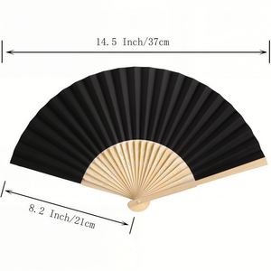 Abanicos Plegables de Bambú Grabados Personalizados, Paquete de 10, con Bolsas de Organza, Recuerdos para Bodas de Verano - Product Image 5