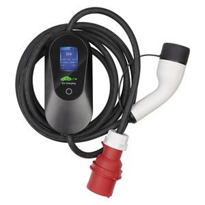 Evrensel <span class=keywords><strong>3</strong></span> fazlı 11kW 16A Type2 akıllı taşınabilir elektrikli araç şarjı ile <span class=keywords><strong>2</strong></span>.8 inç ekran ve IP65 su geçirmez EV kullanımı için - Product Image 1