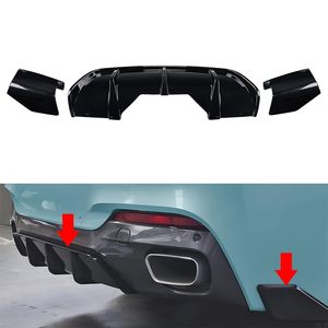 ชุดแต่งดิฟฟิวเซอร์หลัง 14-19 X6 F16 เหมาะสำหรับ BMW X6 F16 M Sport 2014-2019 MP ดิฟฟิวเซอร์กันชนหลังรถยนต์ - Product Image 5