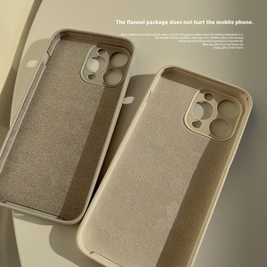 เคสโทรศัพท์ซิลิโคนดีไซน์หรูรุ่นใหม่สำหรับ iPhone 15 16 13 12 11 พร้อมที่ยึดเลนส์ - Product Image 4