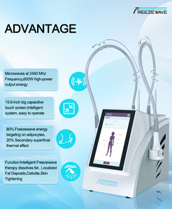 Appareil de remodelage corporel Freezewave 2450 MHz à double applicateur pour raffermissement cutané et lissage de la cellulite – Équipement de salon - Product Image 4
