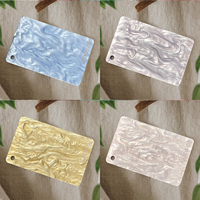 Feuille acrylique irisée de 1/8 pouces 3mm feuille acrylique texturée à motifs arc-en-ciel pour la gravure coupe de flexion