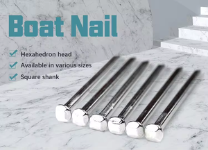 Clous à tête ronde en acier galvanisé, pointe diamant, revêtement vinyle, tige lisse, classe 8, diamètre 1,08, calibre 2,1, pour la construction - Product Image 4