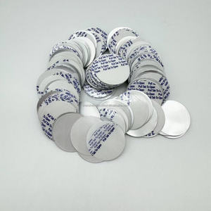 <span class=keywords><strong>Feuille</strong></span> de papier <span class=keywords><strong>d</strong></span>'<span class=keywords><strong>aluminium</strong></span> <span class=keywords><strong>rigide</strong></span>, semi-<span class=keywords><strong>d</strong></span>écoupée, imprimée sur mesure, de qualité alimentaire, circulaire, scellée par induction, modèle 8011 - Product Image 5