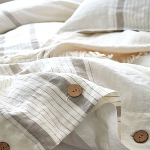 Wholesale <strong>Luxury</strong> <strong>King</strong> <strong>Size</strong> Summer Cotton Linen 4pcs Bed Sheet <strong>Bedding</strong> <strong>Sets</strong> - Product Image 4