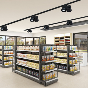 Projecteur <span class=keywords><strong>sur</strong></span> <span class=keywords><strong>rail</strong></span> en aluminium robuste, conçu pour les grandes usines, projecteurs haute puissance pour centres commerciaux et magasins, éclairage d'appoint 98 CRI, éclairage dédié - Product Image 1