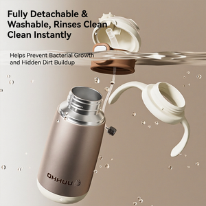 Gobelet isotherme en acier inoxydable avec logo personnalisé, bouteille d'eau portable, gourde de voyage grande capacité, tasse sous vide - Product Image 2