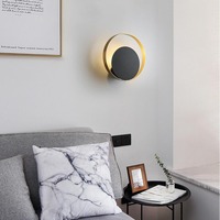 Applique Murale LED Nordique Postmoderne Simple et Luxueuse pour Couloir d'Hôtel, Salon, Chambre et Chevet - Lumière Chaude Murale