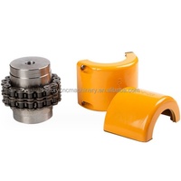 Accouplement de chaîne à rouleaux flexible KC4012, coupleur d'arbre en acier robuste pour la transmission de réducteurs de vitesse de machines industrielles