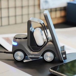Kit di Ricarica Wireless Tre-in-Uno Multifunzionale per Auto, <span class=keywords><strong>Regalo</strong></span> Aziendale Moderno e Minimalista Ispirato alla Tecnologia, Logo Personalizzato per le Festività - Product Image 6