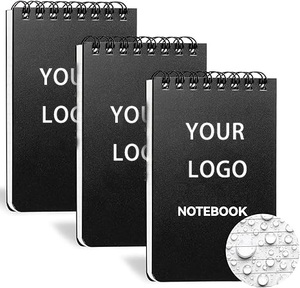 <b>Small</b> A5 Hardcover Leather Waterproof Journal <b>Notebook</b> with Lined Pages Gift Option for Outdoor Use - Product Image 1