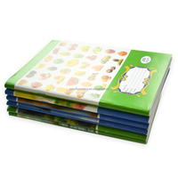 Cahier personnalisé de reliure d'agrafe de haute qualité papeterie d'impression cahiers Scolaire Cahier 200 pages