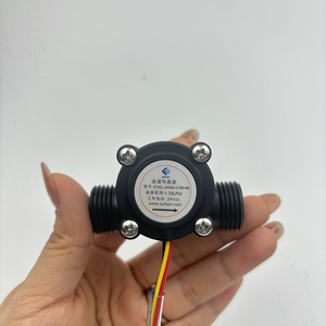 Capteur de débit en plastique à effet Hall, débitmètre d'eau série FHS-1P 0,5-30L/min G1/2 5-24VDC, sortie impulsion NPN, interrupteur de débit de liquide - Product Image 2