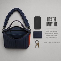 Sac bandoulière matelassé en nylon recyclé avec logo personnalisé, imperméable, avec cadre en EVA, pour trajets urbains, OEM ODM