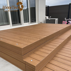 Sólido <span class=keywords><strong>3D</strong></span> en relieve tablero de cubierta al aire libre compuesto de madera WPC decking - Product Image 6