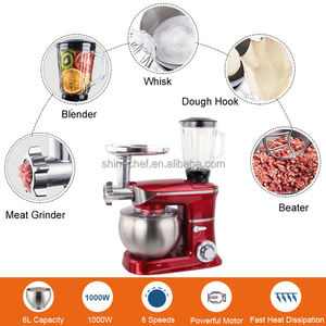 Sistema de Cocina 3 en 1 SOHEF de 5L y 1000W con Batidora de Varillas Programable, Bloqueo de Seguridad, Control LED y Base con 4 Ventosas - Product Image 6