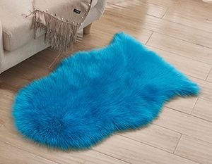 Tapis en peluche moderne à imprimé animal marron, épaisseur moyenne, chaud, tapis de chaise de bureau, tapis de baie vitrée, <span class=keywords><strong>isolation</strong></span>, <span class=keywords><strong>d</strong></span>écoration de canapé, lavable - Product Image 3