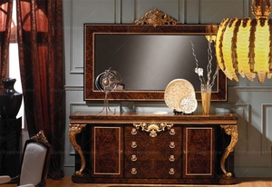 Bộ bàn ăn và ghế gỗ chạm khắc phong cách Rococo, bàn ăn hình chữ nhật sang trọng - Product Image 4