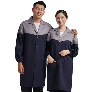 Chaqueta de uniforme de trabajo con logotipo personalizado para hombres y mujeres Ropa de moda de 2 colores a prueba de polvo y transpirable - Product Image 6