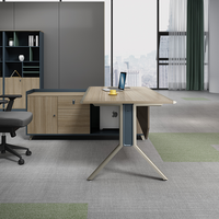 Bureau de travail convertible haute densité, design moderne et minimaliste, écologique, résistant à la corrosion, accessoires, grande échelle de rangement