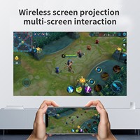 Projecteur portable Umiio A009 1080P de haute qualité avec LED Android 9.0 1200 lumens 3D intégré pour l'éducation et le cinéma maison