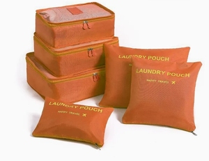 6 pièces avec sac à chaussures, sacs de voyage parfaits, cubes de rangement, cubes de voyage pour valises, cadeaux promotionnels - Product Image 3