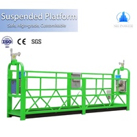 Plateforme de travail suspendue en acier peint ZLP500, capacité 500 kg, couleur personnalisable