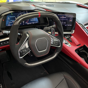 Volant en fibre de carbone pour Chevrolet <span class=keywords><strong>Corvette</strong></span> C8 Stingray, vente directe d'usine, fabriqué en Chine - Product Image 1