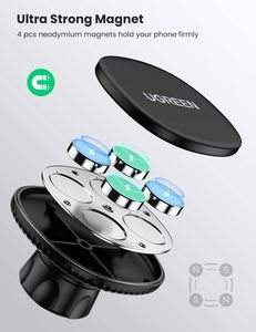 UGREEN penyangga ponsel mobil, Magnet untuk ponsel Universal - Product Image 2