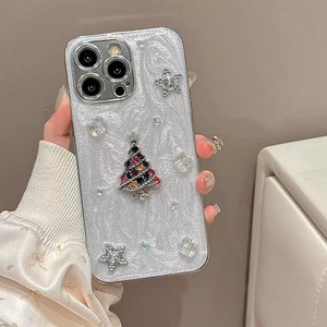 เคสไอโฟน 17/16 Pro Max ลายต้นคริสต์มาส 3 มิติ สไตล์เกาหลี แบบอีพ็อกซี่  สำหรับรุ่น 15/14  ดีไซน์หรูหรา - Product Image 2