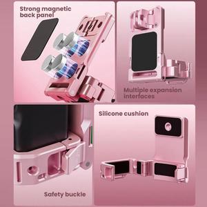 อะแดปเตอร์ยึดแม่เหล็กอะลูมิเนียมอัลลอยสำหรับ <span class=keywords><strong>Osmo</strong></span> <span class=keywords><strong>Pocket</strong></span> 3 BRDRC แบบขยายได้ (สีชมพู) - Product Image 3