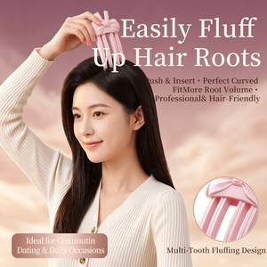 Pettine a caldo con clip per volumizzare i <span class=keywords><strong>capelli</strong></span>, effetto rialzato e soffiato, per radici e laterali, a forma di ventaglio - Product Image 5