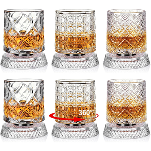 Juego de Vasos de Whisky de Cristal de 9.5 oz con Logotipo Personalizado, en Caja de Regalo, para Licor, Bourbon y Cócteles - Product Image 3