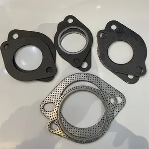 3" Inch 2 Bolt Exhaust Flange And Exhaust Gasket Set High Performance