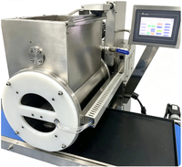 Nouvelle machine à déposer des grappes de noix enrobées de chocolat multifonctionnelle en acier inoxydable alimentée par prise électrique pour usage en boulangerie