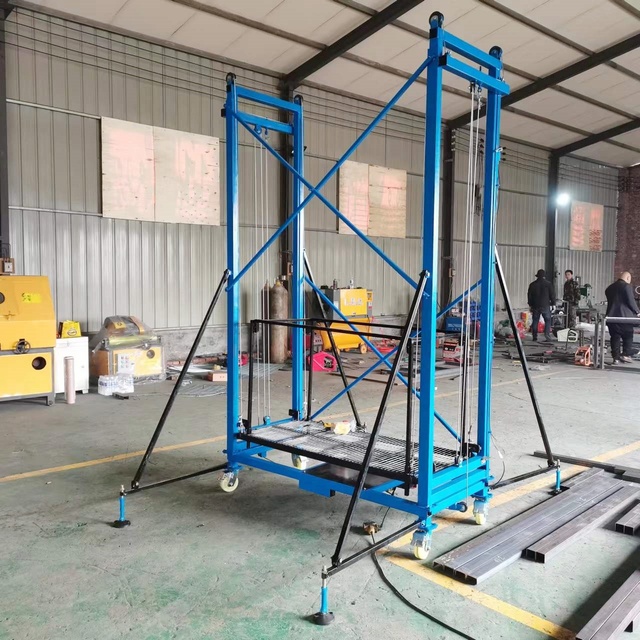 8m Customizable Height 2026 New Electric Remote Control Folding Lift Scaffolding Multifunctional Construction Fully Motor