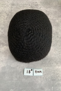HZ100 Toupee Afro Curl para <span class=keywords><strong>Hombre</strong></span>, Base de Encaje Completo, Sistema de Reemplazo de Cabello Humano Afroamericano, Tamaño 8x10, Ondulado de 10mm, Envío Rápido - Product Image 4