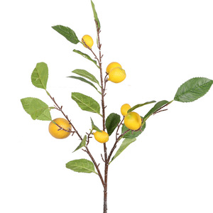 Ramas de Limón Artificiales de 30cm-100cm, Flores de Seda y Plástico de Alta Calidad en Colores Naranja-Rojo/Amarillo para el Año Nuevo Chino y Decoración del Hogar - Product Image 4