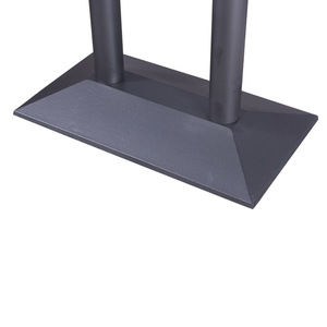 Cast Iron <b>Table</b> <b>Legs</b> Square Double Column Heavy Duty Restaurant <b>Table</b> Support Industrial Design Durable Metal Base - Product Image 2