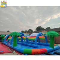 Château gonflable WODI de qualité commerciale en PVC de 0,55 mm avec toboggan aquatique pour enfants et adultes