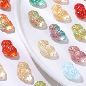 Perles en verre doré style vintage, perles en cristal et perles en verre soufflé pour la fabrication de bijoux, bracelets, colliers et breloques de téléphone DIY - Product Image 4