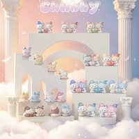 Vente Flash : Figurines d'ours miniatures de la série Miro Chubby, boîte mystère, en PVC et résine, décoration unisexe pour la maison, jouets, 48 pièces